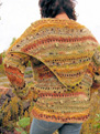 Autumn Grasses Caped Cardigan